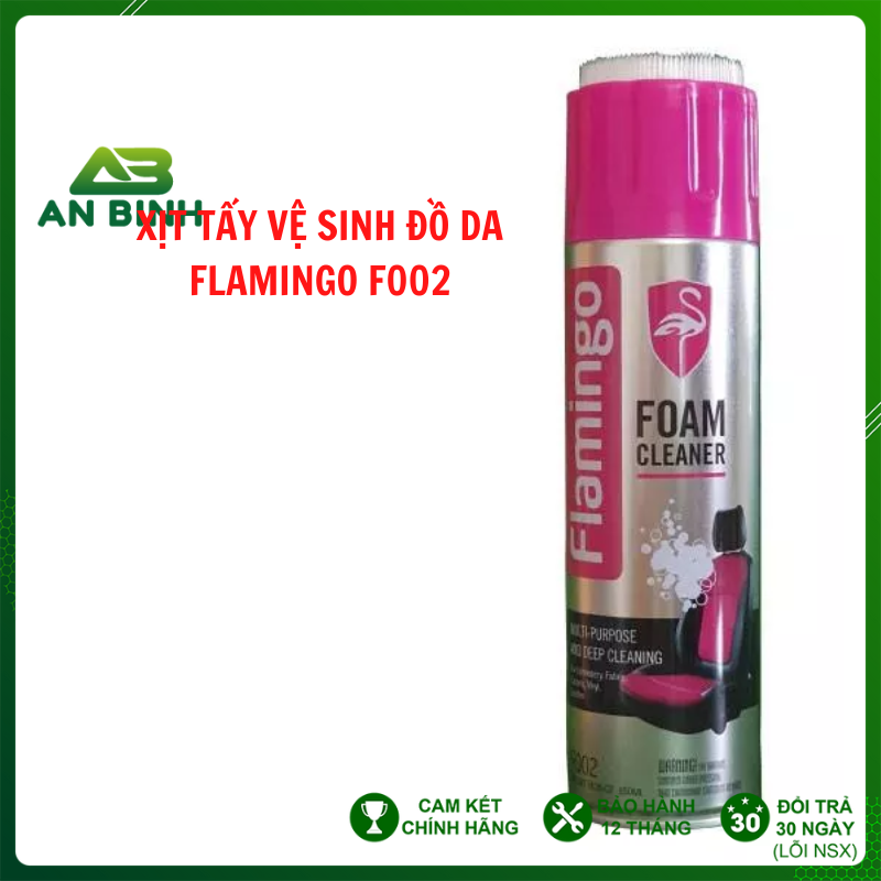 Bình Xịt Tẩy Vệ Sinh Nội Thất Ô Tô, Nội Thất Gia Đình FLAMINGO F002