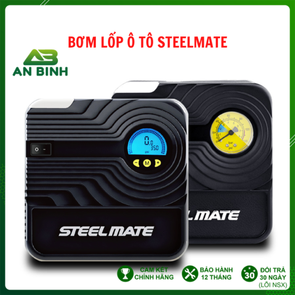 Bơm Lốp Ô Tô, Máy Bơm Lốp Ô Tô STEELMATE P05 – Bơm Xe Ô Tô, Xe Máy Thông Minh Cảm Biến Hơi Tự Ngắt