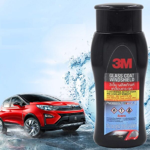 Chống Bám Nước Kính Ô Tô 3M Glass Coat Windshield, Hạn Chế Vết Ố Nước, PN08889LT 200ml