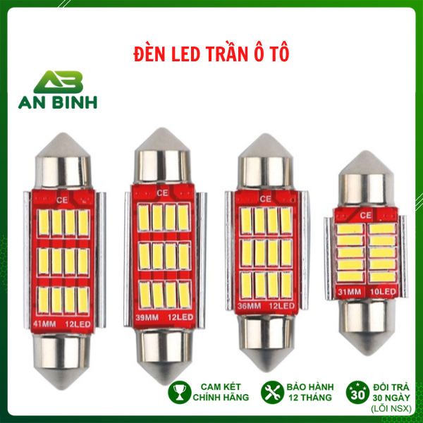 Đèn LED Trần Ô Tô, Xe Hơi Full Size Phù Hợp Với Mọi Loại Xe