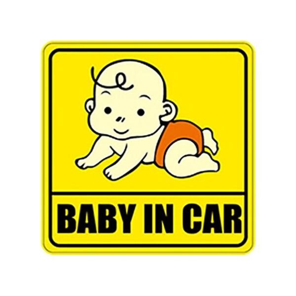 Tem Dán Ô Tô Baby In Car, Dán Đuôi Xe Ô Tô, Decal Dán Trang Trí Xe Ô Tô Nhiều Hình Ngộ Nghĩnh