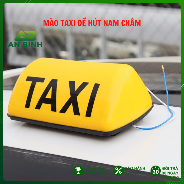 Mào TAXI Đế Hút Nam Châm, Có Đèn