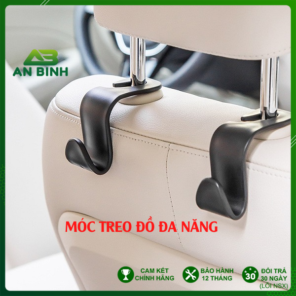 Móc Treo Đồ Đa Năng Gắn Sau Ghế Ô Tô, Chất Liệu Nhựa ABS Cao Cấp Version 2