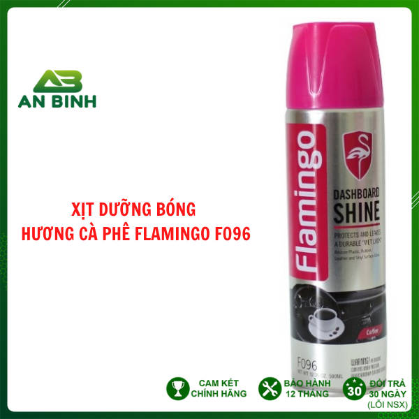 Xịt Dưỡng Bóng Da Và Đồ Nội Thất Oto FLAMINGO F096 - Hương Cà Phê